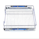 Livingandhome 2 Pcs Metal Sliding Kitchen Cabinet Pull Out Wire Basket Organizer