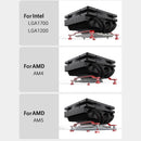 ID-Cooling IS-40X V3 CPU Cooler Height Super Slim CPU Radiator 4 Heatpipe 9cm Cooling Fan for INTEL LGA1700 11200 15X AM5 AM4