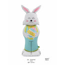 Happy Easter Party Jumping Bag Cute Cartoon Rabbit Chick Egg Pattern Potato Sack Race Bag Outside Field Games for Kid and Family