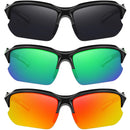 2024 Sport-Sonnenbrille polarisiert für Herren, Radfahren, Laufen, Angeln, UV400, Sonnenbrille, leichte Outdoor-Brille