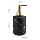 Marble Soap Dispenser Pump Bottle Ceramic Bathroom Accessory Set  Home Couple Mouthwash Cup Soap Dish Washing Tools Luxury