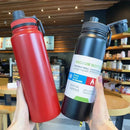 600ML 800ML 1000ML Outdoor Thermos Kettle Water Bottle with Tea Filter 304 Stainless Steel Thermal Cup Leak-proof Flask Sports