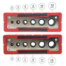 Multifunctional Hole Puncher 2-12/3-13mm Drilling Guide Locator Suitable for Round Rod and Plane Right Angle Punching Holes