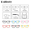 Ralferty Kids Square Glasses Anti-blue Blocking Computer Eyewear Frame Child Boy Girl TR90 Flexible Eyeglasses Frames A008