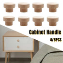 4/8pcs Wooden Drawer Knobs log decorate Household use interior room wardrobe Furniture Kitchen Wardrobe log Round Cabinet Knobs
