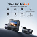 70mai Dash Cam A410 Front 1440P Rear 1080P Car DVR Upgraded Ver. of 70mai A400 Car Recorder 24H Parking Mode Support Max 256GB
