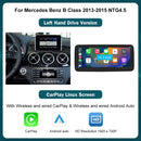 12.3'  Wireless CarPlay Android Auto Multimedia Display Screen for Mercedes-Benz A W176 B W246 CLA GLA Class 2013 to 2015