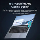 New Ultra Slim Laptop 14.1" 16GB RAM 2TB SSD Intel N3700 Notebook Gamer 1920*1080 Display Office Study Computer PC Windows 11 Pro
