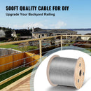 SucceBuy T316 Stainless Steel 7x7 Cable Railing (500FT)