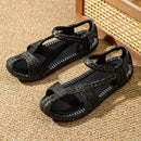 Unisex Breathable Beach Sandals EVA Material Large Size 36-47 Woven Pattern Slip-On Shoes Comfortable Lightweight Summer Sandals