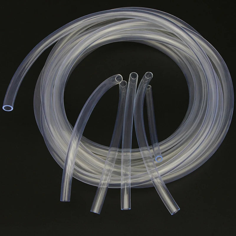 1 Meter 2mm 3mm 4mm 5mm 6mm 7mm 8mm 9mm 10mm 12mm 13mm 14mm 15mm 16mm Transparent PVC Flexible Soft Hose Tube Pipe For Water Oil