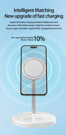 Magnetic Wireless Charger Stand 30W 2 in 1 Phone Charging Station Dock For iPhone 15 14 13 12 Pro Max AirPods Fast Chargers