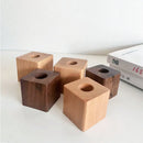 Multifunktionaler kreativer Stifthalter aus Holz, Büro-Desktop-Aufbewahrung, minimalistische Ornamente, Vorratsbox, Zahnbürstenhalter