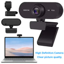 1080P/2K HD Webcam Plug and Play with Microphone USB Web Camera Autofocus Computer Web Camera for PC Laptop Video Conferencing