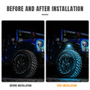 1PCS Car Truck Yacht Trail Rig Lamp Underbody Glow LED Lights Waterproof Led Neon Light For Jeep ATV UTV Offroad Rock Lights