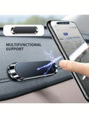 Magnetic Metal Phone Holder, Car Phone Mount, Universal Magnetic Phone Holder Stick-On, Suitable For All Smartphones