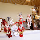 2023 Weihnachtsdeko 50cm Elfenpuppe Spielzeug Hängende Stehende Deko Navidad Anhänger Ornamente Für Zuhause Neujahrsgeschenk Für Kinder