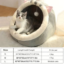 Cute And Soft Cat House Super Cat Bed Warm Deep Sleep Comfort  Cat Bed Pets Tent Cozy Cave Nest Small Dog Mat Bag