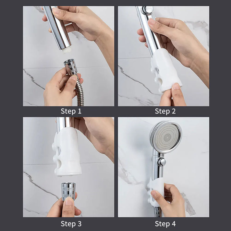 Wall Mounted Sucker Shower Stand Punch Free Reusable Shower Bracket Silicone Showerhead Holder Bathroom Douche Accessoires