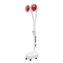 275W Infrared Light Therapeutic Lamp Single/Double Head Electric Heating Lamp 360° Adjustable Pain Relief Infrared Baking Lamp