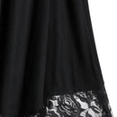 Halloween Plus Size Open Shoulder Elegant Party Dresses For Teens 2024 Lace Half Sleeve Gothic Dress Clothing Female