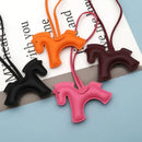 Pony Bag Charm, PU Leather Luggage & Car Pendant, Premium Versatile Travel Accessories