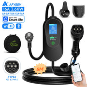The Roadside Current | 3600W Portable Type 2 EV Charger with App Control
