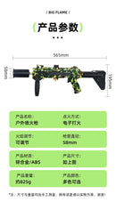 Outdoor Garden Tools BBQ Handheld Large Caliber Fierce Fire Spray Gun Card Portable Fire Gun Smoking Accessories
