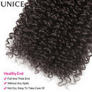 UNice Hair Curly Hair Bundles Unprocessed Natural Color 10A Grade 100% Human Hair 1/3/4 PCS Deal