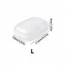 Portable Soap Rack For Travel And Business Trips Sealed Waterproof Soap Box Transparent Plastic Soap Storage Box With Lid