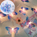 1.5M Butterfly Lights String 10LED Battery Operated Outdoor Fairy Night Lamp Room Garland Curtain Wedding Birthday Party Decor
