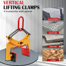 Pallet Puller Clamp Stone Carrying Pliers Lifter Sling Ring Stone Clamp 280kg Jaw Opening 6-24cm