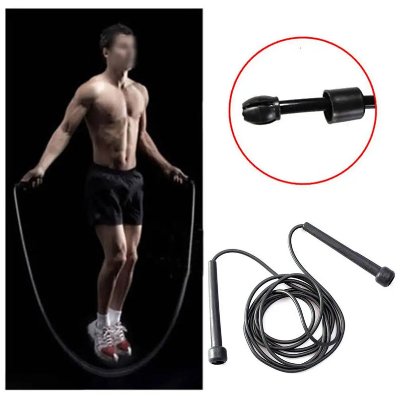 1/2/4PCS Speed Skipping rope Adult jump rope Weight Loss Children Sports portable Professional Men Women Gym