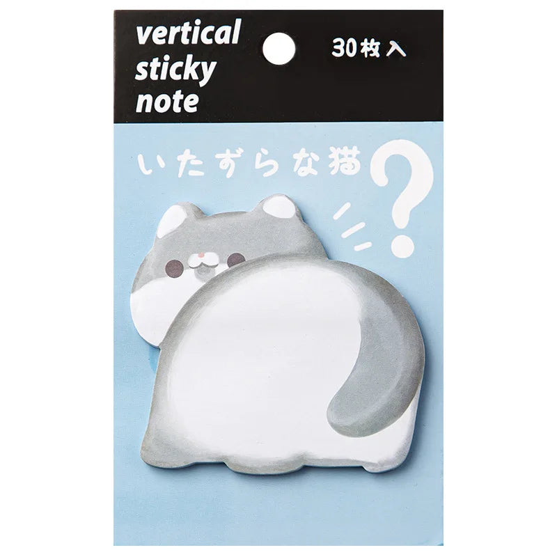 30 sheets/set Kawaii Animal Butt N Times Sticky Notes To Do List Planner Sticker Notepads School Office Supplies Gift Stationery