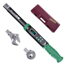 The Calibrator | Precision Digital Torque Wrench with Interchangeable Ratchet & Open-End Heads