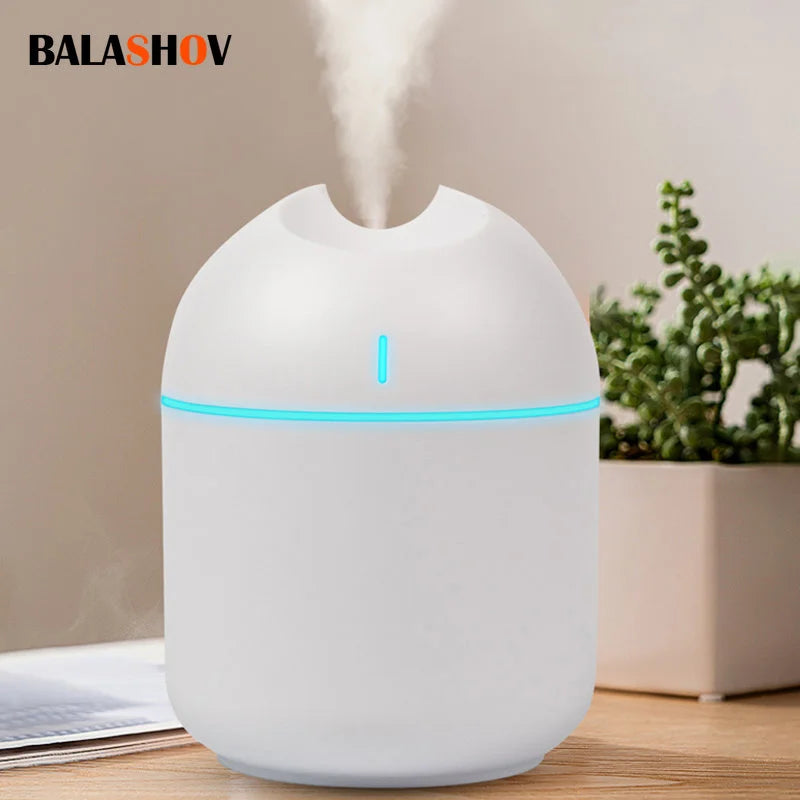 Ultrasonic Humidifier Mist Maker Essential Oil Air Diffuser USB Humidifiers Air Purifier LED Lamp Humididicator Foy Car Home