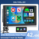 Android 13 Autoradio 2 Din Multimedia-Videoplayer Carplay Android Auto Universal 7 Zoll 2 Din Android Navigation Autoradio Stereoanlage
