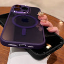 Original Titanium Gray Magsafe Case for iPhone 15 Pro Max 15 Plus Transparent PC TPU Armor Cover for iPhone 12 13 14 Pro Max