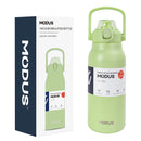 MODUS Garrafa Térmica de Viagem Vacuum Inox com Palha Copo Térmica Fria e Quente Vácuo