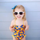 2023 Modemarke Kinder Sonnenbrillen Kind Schwarz Sonnenbrille Anti-UV Baby Sonnenbrille Mädchen Junge Sonnenbrille