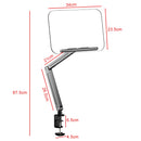 Acrylic Book Stand Ergonomic Foldable Book Support 360° Rotating Collapsible Desktop Riser Stand for Recipe Sheet Music Tablet