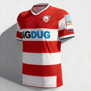 2026 New Arrivals England Gloucester Rugby Sports Jersey UK Rugby Home Quick Drying Training Fans T-shirts  Family Kids Tees
