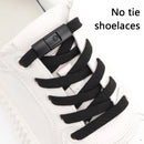 Drücken Sie auf Schnürsenkel ohne Binden Bunte Verriegelung Elastische Schnürsenkel Turnschuhe Kinder Erwachsene Flats Keine Schnürsenkel für Schuhe Zubehör