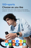 COLMI P80 Type-c Smartwatch Men Women Health Manager Bluetooth Call IP67 Waterproof Flashlight Smart Watch For Xiaomi iOS Phone