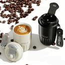 410ml Ceramic Liner Thermos Coffee Cup Double Wall Stainless Steel Vacuum Insulated Thermos For Coffee Thermal Mug Tumbler Gift