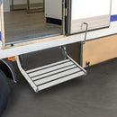 Bymaocar Manual Rv Step with 12v LED Light Aluminum Manual Folding Rv Step Rv Camper Step