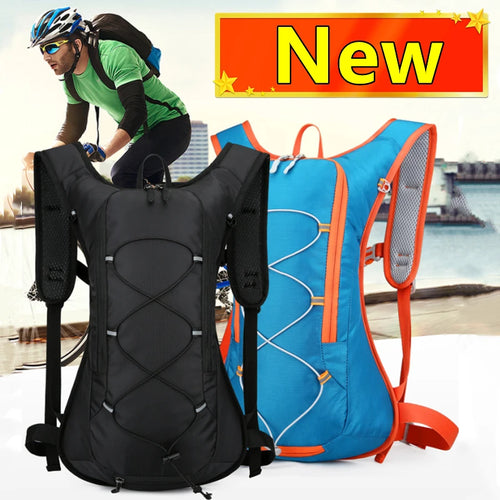 Neuer 12L Outdoor-Sport-Fahrrad-Lauf-Wander-Trinkrucksack Wasserbeutel Helmtasche Wasserdicht Ultraleicht mit Trinkblase