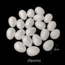 20/50Pcs DIY Easter Eggs Painting Foam White Easter Eggs for Kids Easter Gift Diy Craft Supplies Easter Decoration for Home 2024