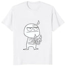 Woman Clothing Middle Finger Funny Frenzy Print Women's T-Shirt Casual Fashion Harajuku Street Cute Trendy Style Comfortable