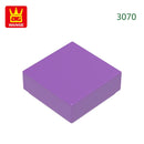 Wange 666PCS/lot 3070 1x1 Light Area Wooden Moc Loose Parts Compatible with Bricks DIY Children's Toy Assembly Gift Storage Box